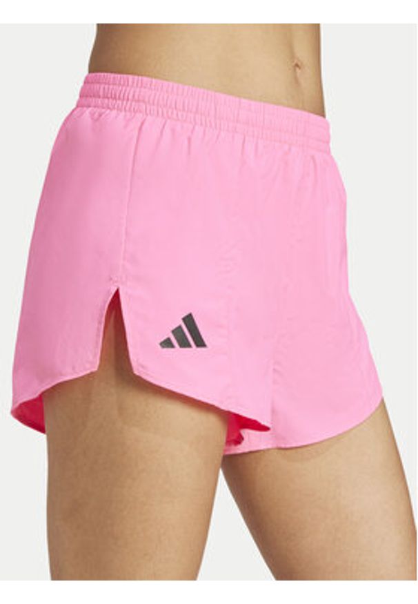 Adidas - adidas Szorty sportowe Adizero Essentials JF3500 Różowy Regular Fit. Kolor: różowy. Materiał: syntetyk