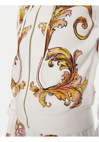 Versace Jeans Couture Bluza 78HAI3P6 Biały Regular Fit. Typ kołnierza: kołnierzyk włoski. Kolor: biały. Materiał: bawełna #4