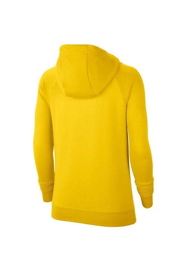 Nike - Damska Bluza Z Kapturem Park 20 Raglan. Typ kołnierza: kaptur. Kolor: żółty. Długość rękawa: raglanowy rękaw