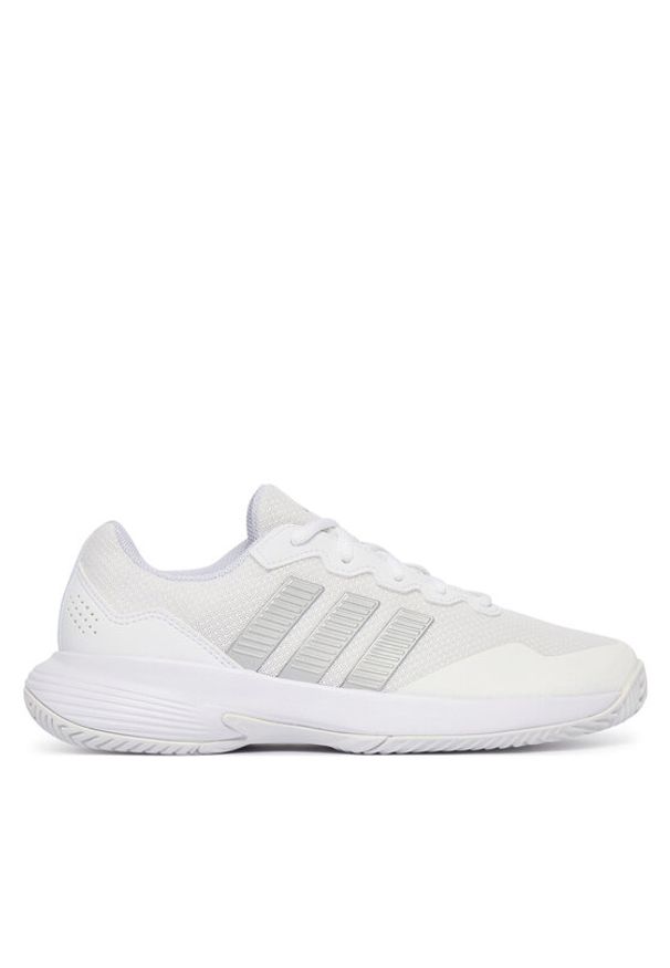 Adidas - adidas Buty do tenisa Gamecourt 2 KI0789 Biały. Kolor: biały. Materiał: materiał. Sport: tenis