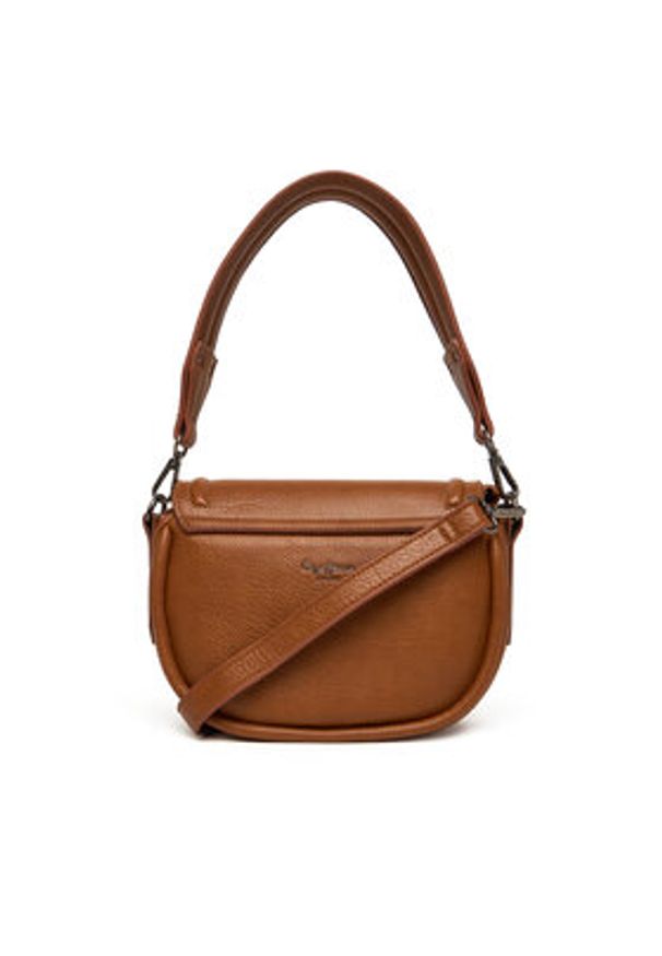 Pepe Jeans Torebka Crisha Code PL0300006 Brązowy. Kolor: brązowy. Materiał: skórzane