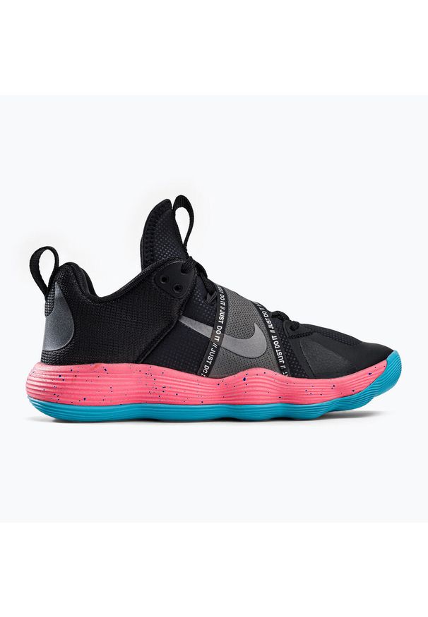 Buty do siatkówki Nike React Hyperset SE. Kolor: wielokolorowy, różowy, czarny. Sport: siatkówka