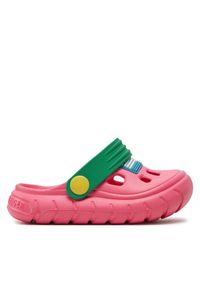TOMMY HILFIGER - Klapki Tommy Hilfiger. Kolor: różowy