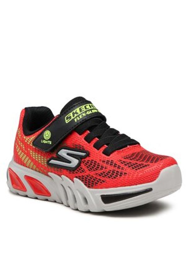 skechers - Sneakersy Skechers - Vorlo 400137L/RDBK Red/Black. Zapięcie: rzepy. Kolor: czerwony