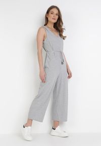 Born2be - Szary Kombinezon Phimeine. Kolor: szary. Długość rękawa: na ramiączkach #1