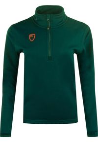 GLENMUIR - Bluza Dziecięca PlayerLayer Zip Groen 152-158 - Wygodna i Trwała. Kolor: zielony. Materiał: poliester