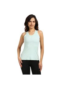 Damski tank top Kilpi Sien. Kolor: zielony. Materiał: materiał. Sport: bieganie #1