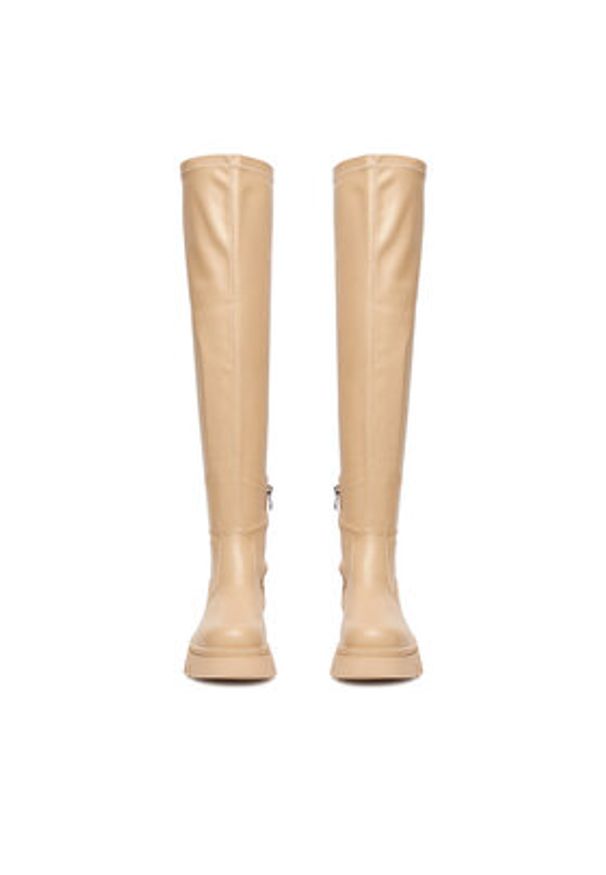 DeeZee Kozaki 13226-7 Beżowy. Kolor: beżowy. Materiał: materiał