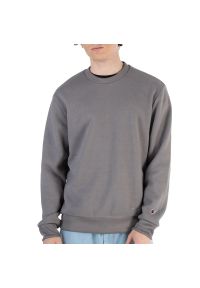 Bluza Champion Crewneck Sweatshirt 220283-ES072 - szara. Kolor: szary. Materiał: tkanina, poliester. Wzór: napisy. Styl: klasyczny, sportowy #1