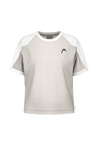 Damski jersey Head Play Tech. Kolor: szary. Materiał: jersey #1