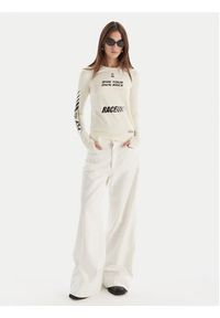 Patrizia Pepe Bluzka 2M4517/J357-J4Q2 Écru Regular Fit. Materiał: syntetyk #5