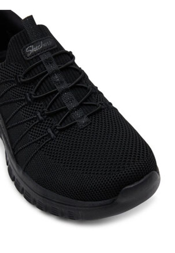 skechers - Skechers Sneakersy Graceful - Picture Perfect 100702/BBK Czarny. Kolor: czarny. Materiał: materiał