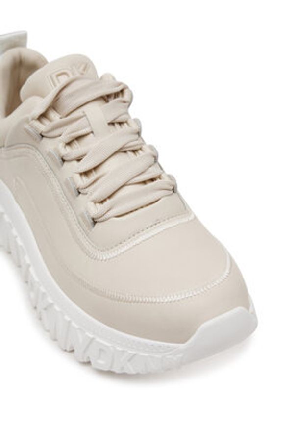 DKNY Sneakersy K1522639 Brązowy. Kolor: brązowy. Materiał: materiał