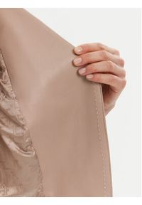 Elisabetta Franchi Kurtka skórzana GD-47Z-51E2-V1200 Beżowy Regular Fit. Kolor: beżowy. Materiał: skóra #5