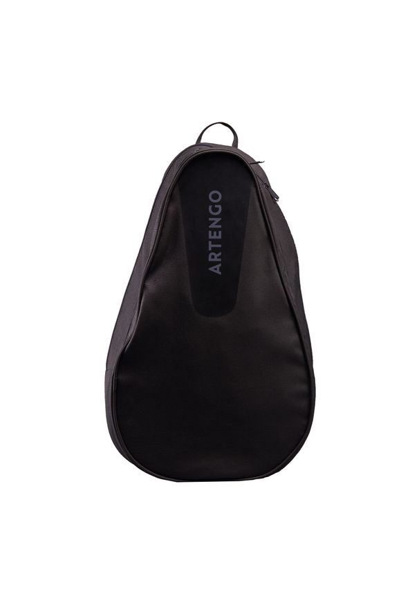 ARTENGO - Plecak tenisowy 100 BP. Kolor: czarny. Materiał: materiał, poliester. Styl: sportowy