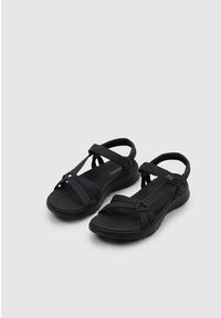 skechers - Buty do chodzenia damskie Skechers Bbk Go Walk Flex. Zapięcie: rzepy. Kolor: czarny. Materiał: materiał. Sport: turystyka piesza