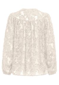 only - ONLY Bluzka Korsa 15360837 Beżowy Oversize. Kolor: beżowy. Materiał: syntetyk