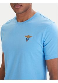 Aeronautica Militare T-Shirt 261TS1580UJ00372 Niebieski Regular Fit. Kolor: niebieski. Materiał: bawełna #3