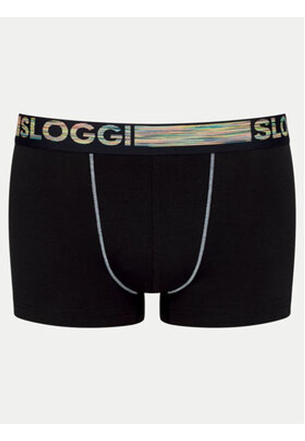 Sloggi Komplet 2 par bokserek 10218485 Czarny. Kolor: czarny. Materiał: bawełna