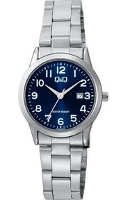 Zegarek Q&Q A45A-002P damski klasyczny niebieska tarcza cyfry datownik .. Kolor: niebieski. Styl: klasyczny #1