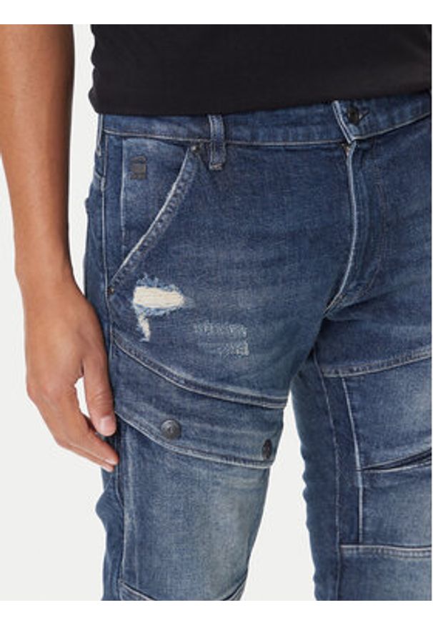 G-Star RAW - G-Star Raw Jeansy Airblaze 3D D16129-E106 Niebieski Skinny Fit. Kolor: niebieski