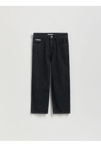 Reserved - Jeansy relaxed fit - czarny. Kolor: czarny #1