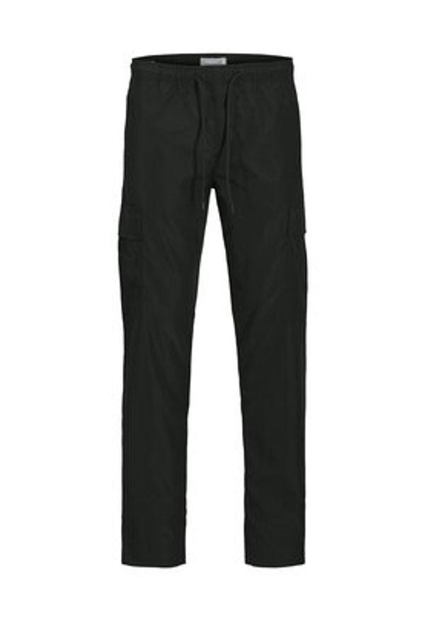 Jack & Jones Spodnie materiałowe Kane 12278911 Czarny Relaxed Fit. Kolor: czarny. Materiał: syntetyk
