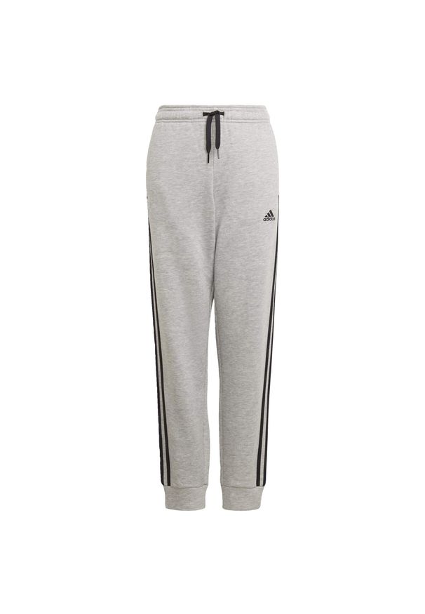 Adidas - Spodnie dla dzieci adidas Essentials 3 Stripes Pant GQ8899. Kolor: wielokolorowy, czarny, szary