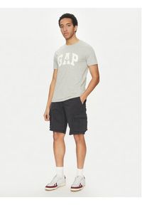 GAP - Gap Szorty materiałowe 880822-02 Czarny Relaxed Fit. Kolor: czarny. Materiał: bawełna #4