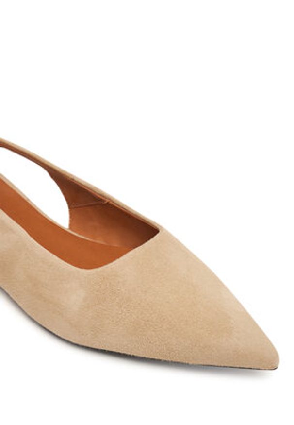 Vagabond Shoemakers Baleriny Hermine 5733-140-11 Beżowy. Kolor: beżowy. Materiał: skóra