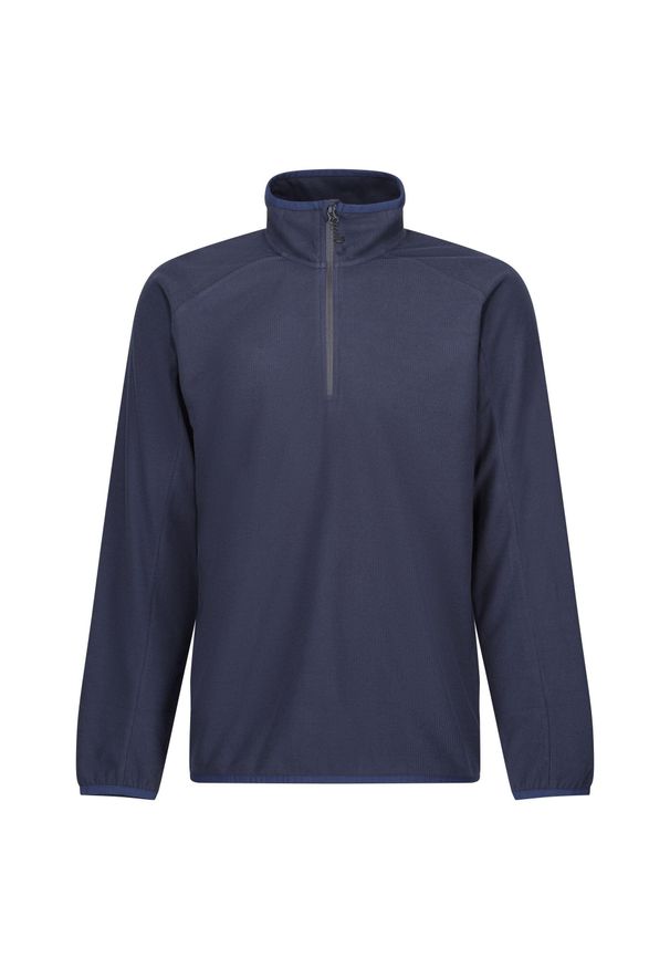 Regatta - Bluza Polarowa Męska Suwak Do Połowy Navigate. Kolor: szary, niebieski, wielokolorowy. Materiał: polar. Sezon: zima. Styl: sportowy. Sport: turystyka piesza