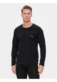 Hugo - HUGO Komplet longsleeve 50492631 Czarny Regular Fit. Kolor: czarny. Materiał: bawełna. Długość rękawa: długi rękaw #6