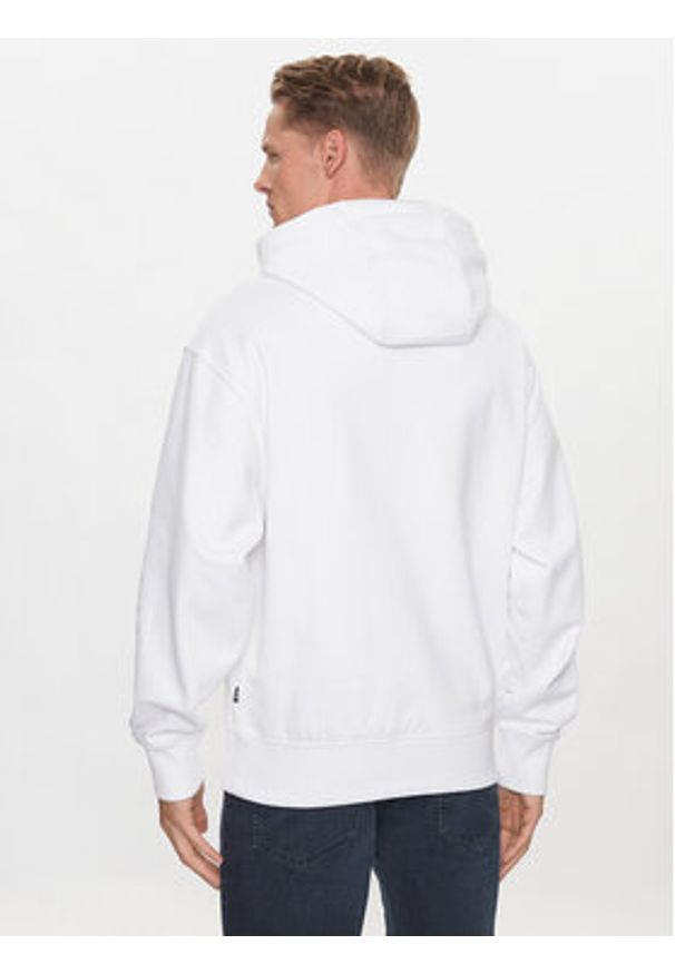 BOSS - Boss Bluza Sullivan 16 50496661 Biały Oversize. Kolor: biały. Materiał: bawełna