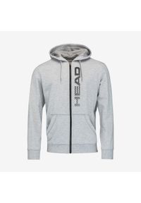Head - Bluza z kapturem męska Club Fynn. Typ kołnierza: kaptur. Kolor: szary. Materiał: bawełna, materiał, tkanina, poliester