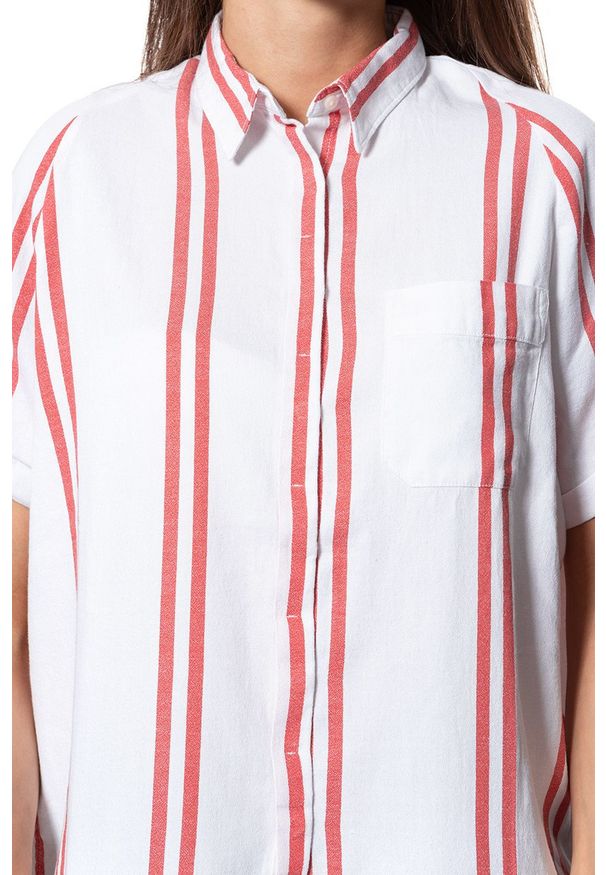 Wrangler - KOSZULA WRANGLER RAGLAN SS SHIRT DUBARRY W5252CKVZ 112129394. Długość rękawa: raglanowy rękaw