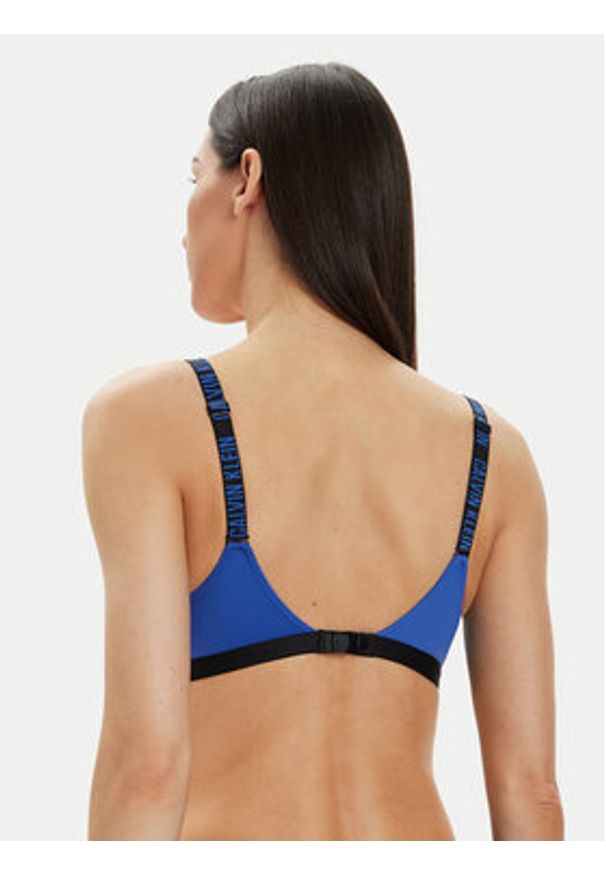 Calvin Klein Underwear Biustonosz bezfiszbinowy 000QF7659E Niebieski. Kolor: niebieski. Materiał: syntetyk