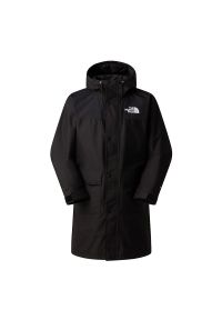 Kurtka męska The North Face Parka Reign On 0A8G0UJK31 - czarna. Okazja: na co dzień. Kolor: czarny. Materiał: nylon, poliester. Długość rękawa: długi rękaw. Długość: długie. Wzór: aplikacja. Styl: casual #1