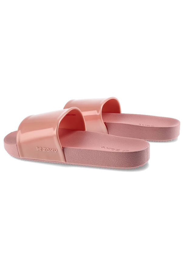 zaxy - Różowe Klapki Dzięcięce Zaxy Modne Buty Na Lato. Kolor: różowy. Materiał: guma. Sezon: lato