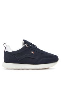 TOMMY HILFIGER - Sneakersy Tommy Hilfiger. Kolor: niebieski