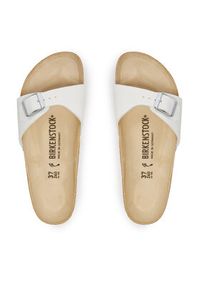 Birkenstock Klapki Madrid 0040733 Biały. Kolor: biały. Materiał: skóra #3