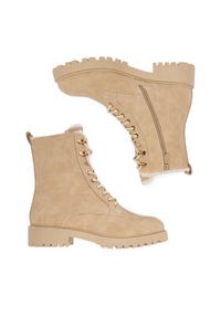 DeeZee Trzewiki HX24016-1 Beżowy. Kolor: beżowy. Materiał: materiał #5