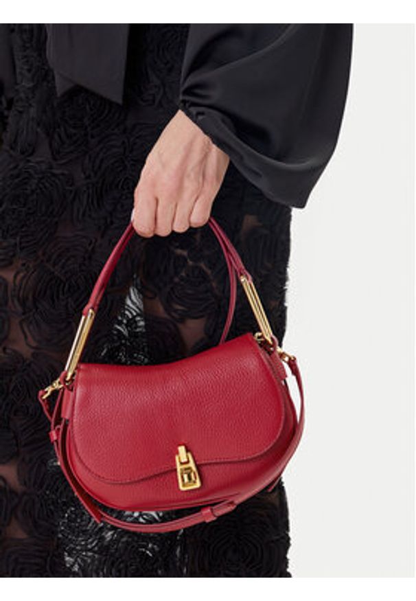 Coccinelle Torebka E1 PQR 58 01 01 Bordowy. Kolor: czerwony. Materiał: skórzane
