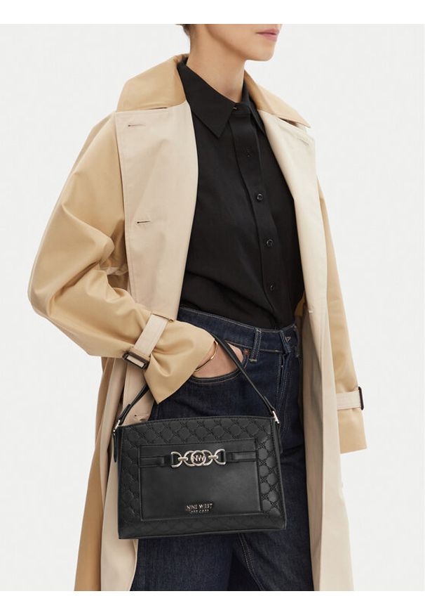 Nine West Torebka CEO-LUNA-III-H242046 Czarny. Kolor: czarny