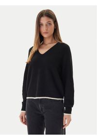 Vero Moda Sweter Aquarius 10331898 Czarny Regular Fit. Kolor: czarny. Materiał: syntetyk