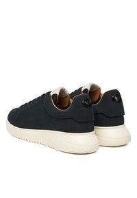 Emporio Armani Sneakersy EM003663 AF19998 U8139 Granatowy. Kolor: niebieski. Materiał: nubuk, skóra #4