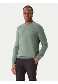 BOSS Sweter Momentum-X CN 50547507 Zielony Regular Fit. Kolor: zielony. Materiał: syntetyk