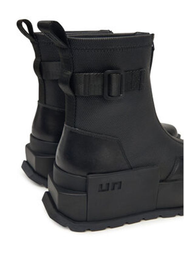 United Nude Botki Roko Bootie II 1077784954 Czarny. Kolor: czarny. Materiał: materiał