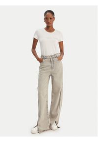 Patrizia Pepe T-Shirt CM1419/J013-W146 Biały Regular Fit. Kolor: biały. Materiał: wiskoza #5