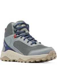 columbia - Buty trekkingowe damskie Columbia Trailstorm Ascend Mid. Wysokość cholewki: za kostkę. Zapięcie: sznurówki. Kolor: szary, wielokolorowy. Materiał: materiał. Szerokość cholewki: normalna. Styl: sportowy #1