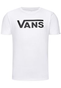 Vans T-Shirt Classic VN000GGGYB21 Biały Classic Fit. Kolor: biały. Materiał: bawełna